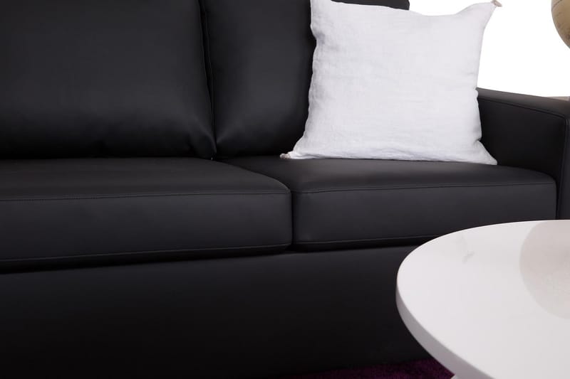 Crazy 2-seters Sofa i Kunstlær - Svart - Møbler - Sofaer - 2 seter sofa