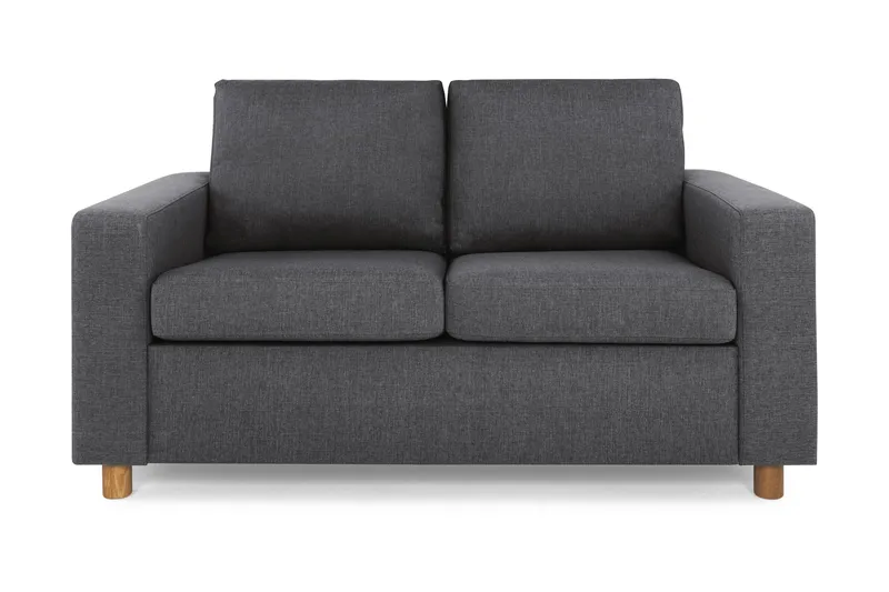 Crazy Sofagruppe 2-seter Sofa + Lenestol i Stoff - Mørk grå - Møbler - Sofaer - 2 seter sofa