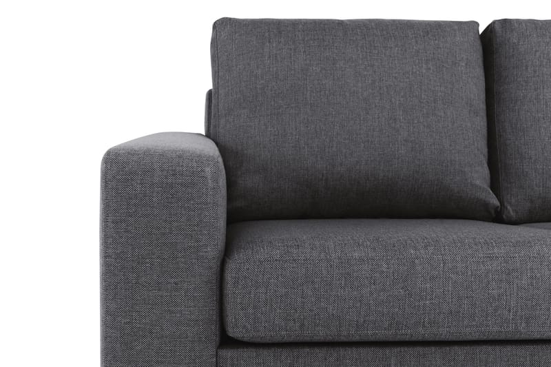 Crazy Sofagruppe 2-seter Sofa + Lenestol i Stoff - Mørk grå - Møbler - Sofaer - 2 seter sofa