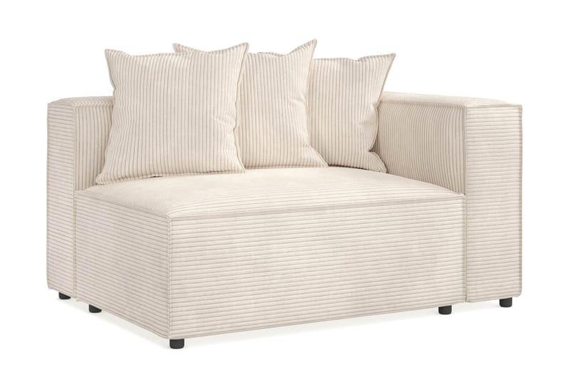 Cubo 2-seters Høyremodul i Manchester 120 cm bred - Beige - Møbler - Sofaer - Modulsofaer - Øvrige moduler for modulsofa