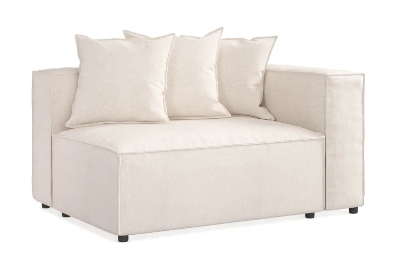 Cubo 2-seters Høyremodul i Stoff 120 cm bred - Beige - Møbler - Sofaer - 2 seter sofa