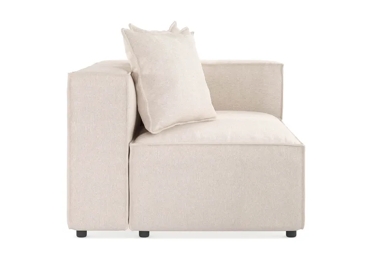 Cubo 2-seters Høyremodul i Stoff 120 cm bred - Beige - Møbler - Sofaer - 2 seter sofa
