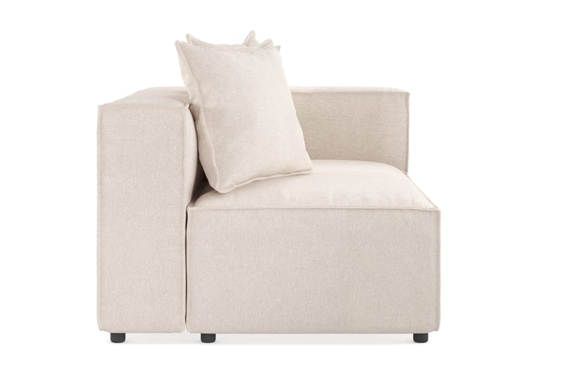 Cubo 2-seters Høyremodul i Stoff 120 cm bred - Beige - Møbler - Sofaer - Modulsofaer - Øvrige moduler for modulsofa
