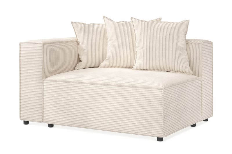Cubo 2-seters Venstremodul i Manchester 120 cm bred - Beige - Møbler - Sofaer - 2 seter sofa