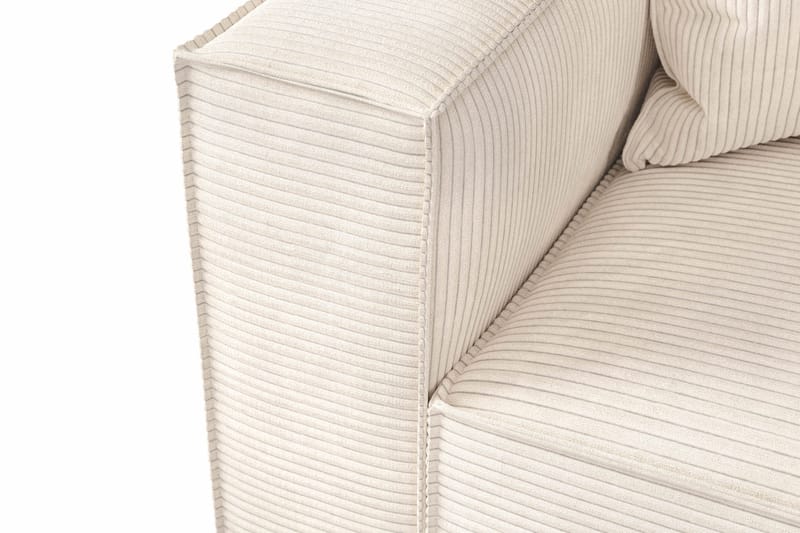 Cubo 2-seters Venstremodul i Manchester 120 cm bred - Beige - Møbler - Sofaer - Modulsofaer - Øvrige moduler for modulsofa