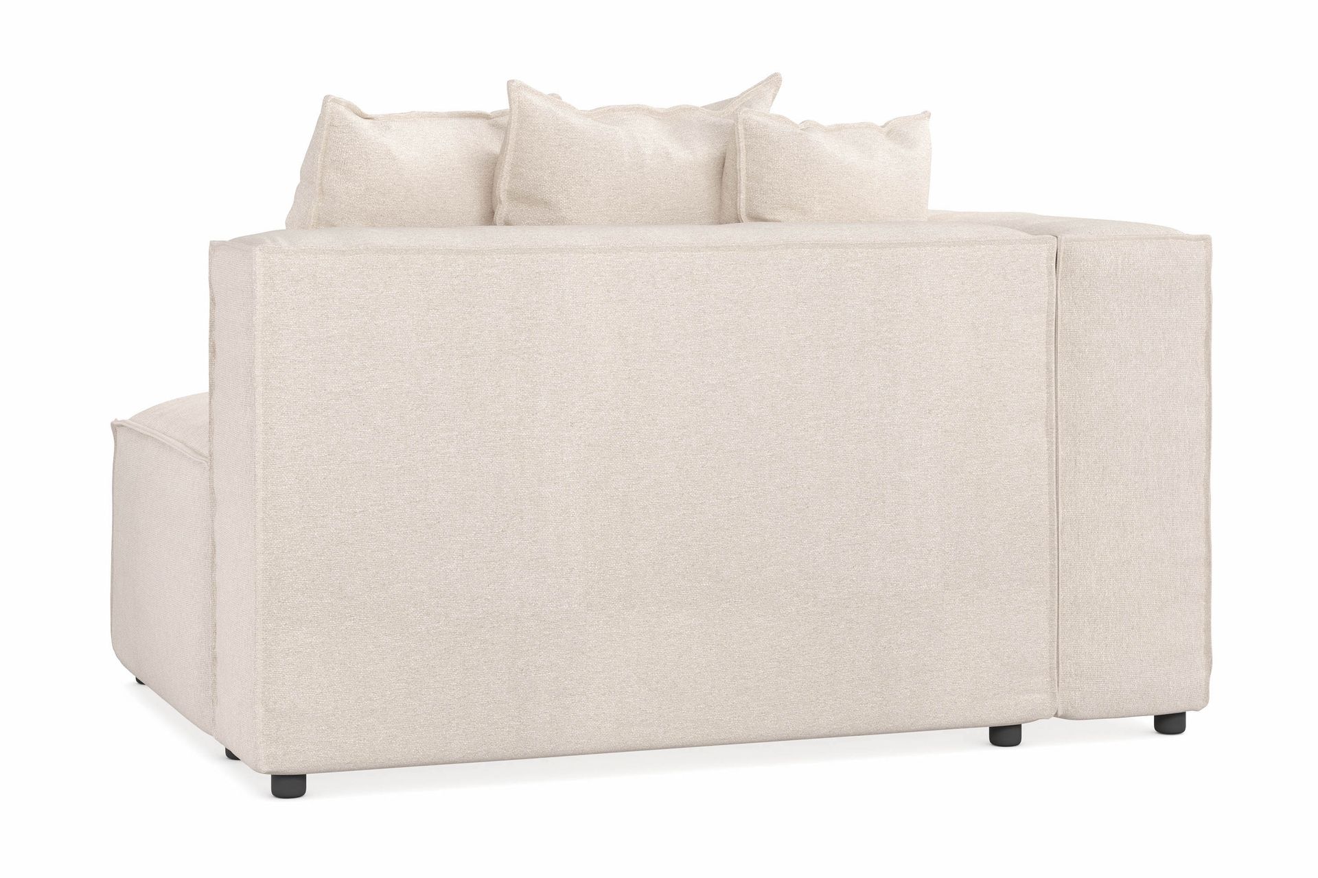 Cubo 2-seters Venstremodul i Stoff 120 cm bred - Beige - Møbler - Sofaer - 2 seter sofa