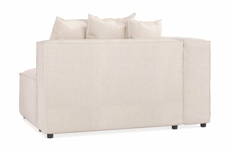 Cubo 2-seters Venstremodul i Stoff 120 cm bred - Beige - Møbler - Sofaer - 2 seter sofa