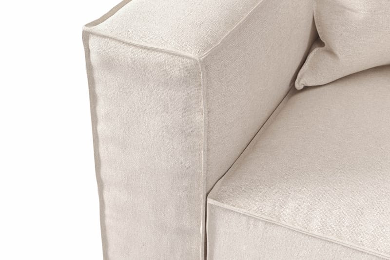 Cubo 2-seters Venstremodul i Stoff 120 cm bred - Beige - Møbler - Sofaer - Modulsofaer - Øvrige moduler for modulsofa