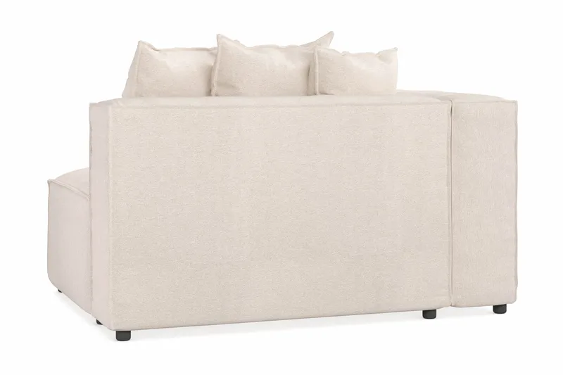 Cubo 2-seters Venstremodul i Stoff 120 cm bred - Beige - Møbler - Sofaer - Modulsofaer - Øvrige moduler for modulsofa