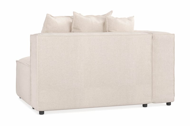 Cubo 2-seters Venstremodul i Stoff 120 cm bred - Beige - Møbler - Sofaer - Modulsofaer - Øvrige moduler for modulsofa