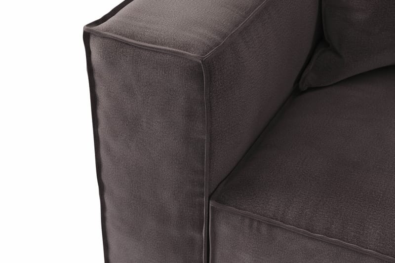 Cubo Venstremodul 120 cm - Grå - 2 seter sofa