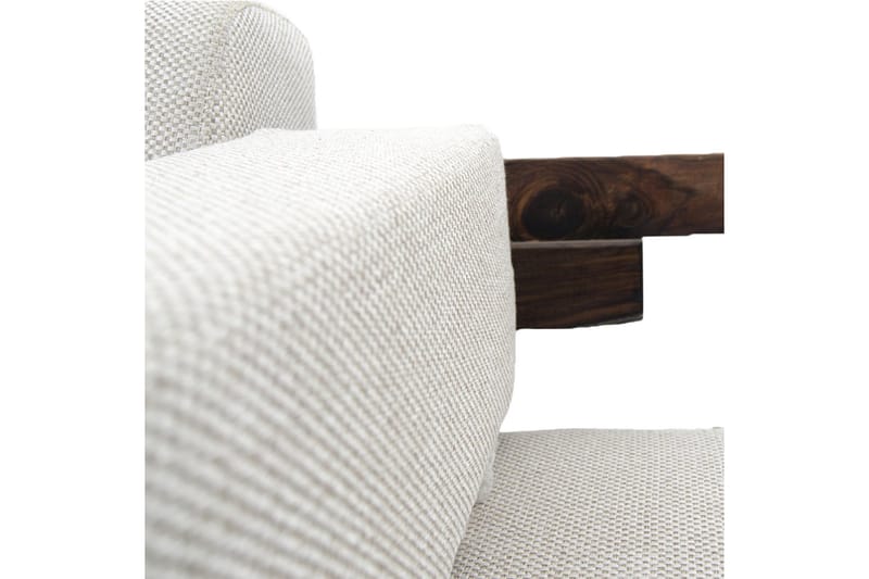 Dasina 2-seters sofa - Brun / Hvit - 2 seter sofa
