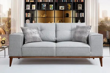 Dubar 2-Seter Sofa - Grå - Møbler - Sofaer - 2 seter sofa