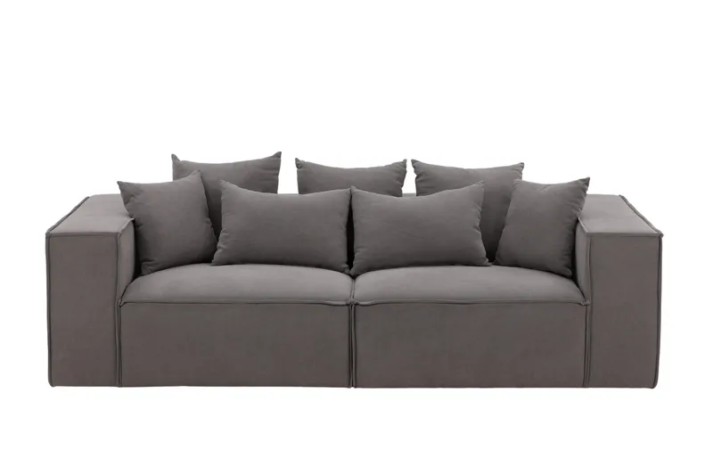 Gillholmen Sofa 2-seter, Svart/Grå