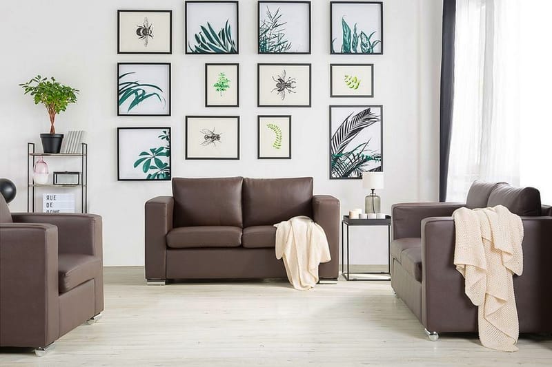 Helsinki Sofa 2-4 Seter, Brun