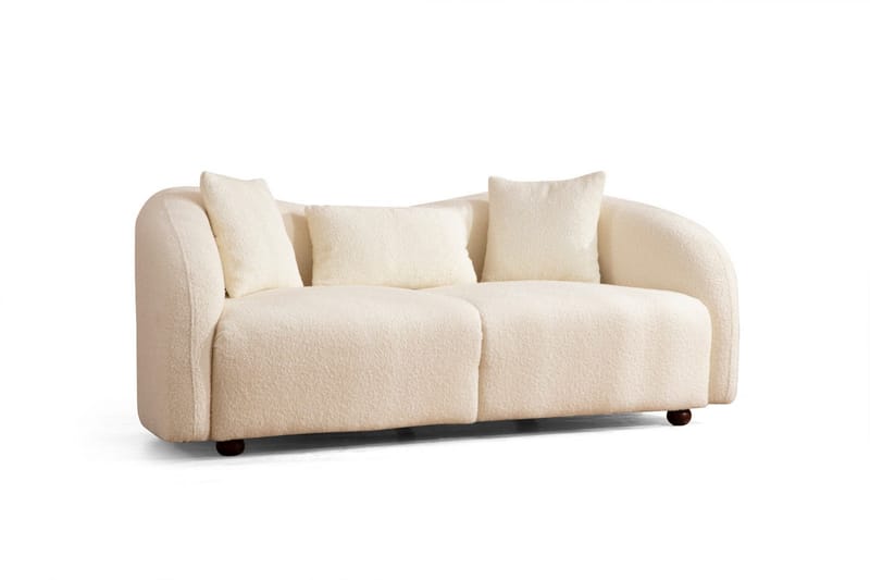 Hungirr Sofa 2-seters - Beige|Bouclé - 2 seter sofa