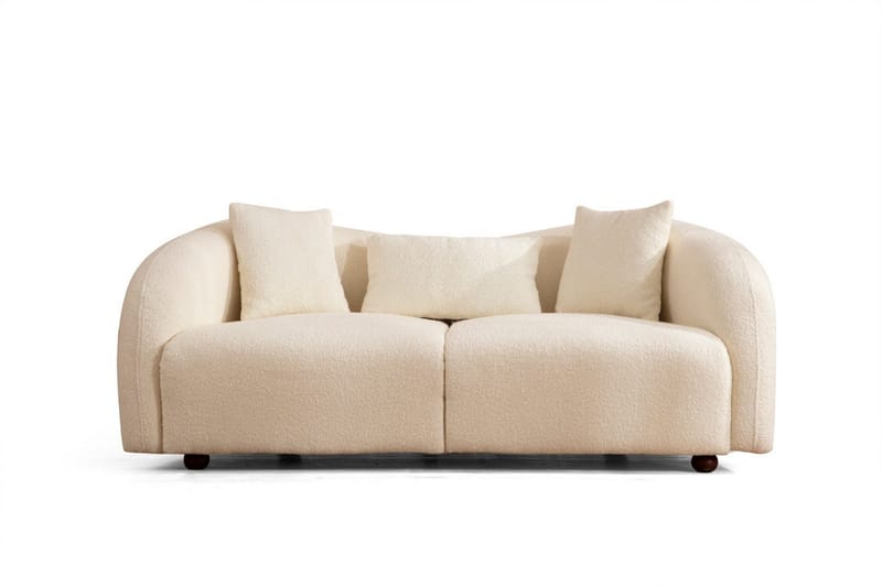 Hungirr Sofa 2-seters, Beige|Bouclé