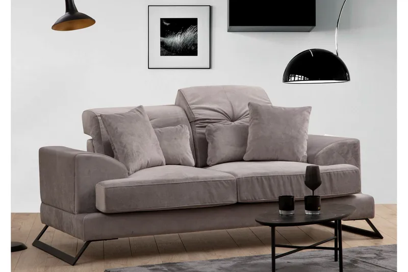 Jaraad Sofa 2-seters - Grå - Møbler - Sofaer - 2 seter sofa