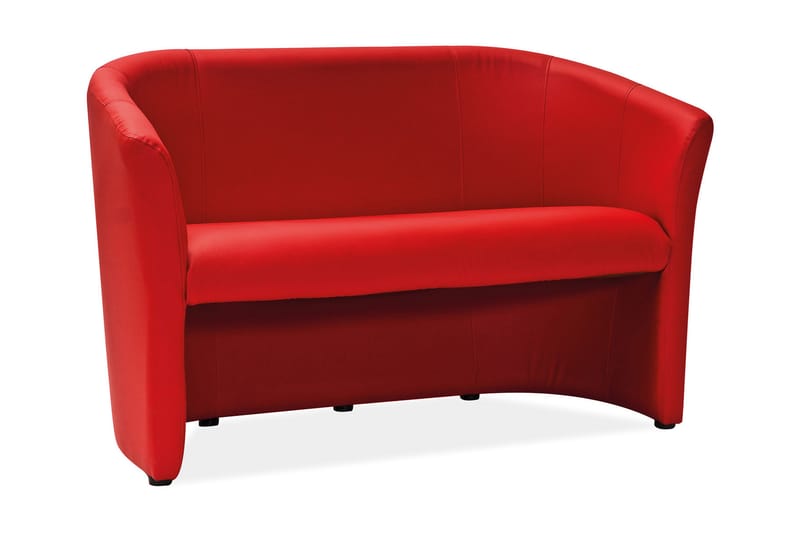 Jermuk 2-seters Sofa - Rød/BokTre - Møbler - Sofaer - 2 seter sofa