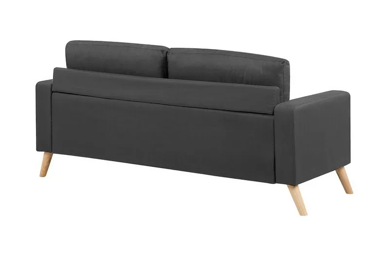 Kemsley 2-seter Sofa i Stoff med Trebein - Grå - Møbler - Sofaer - 2 seter sofa