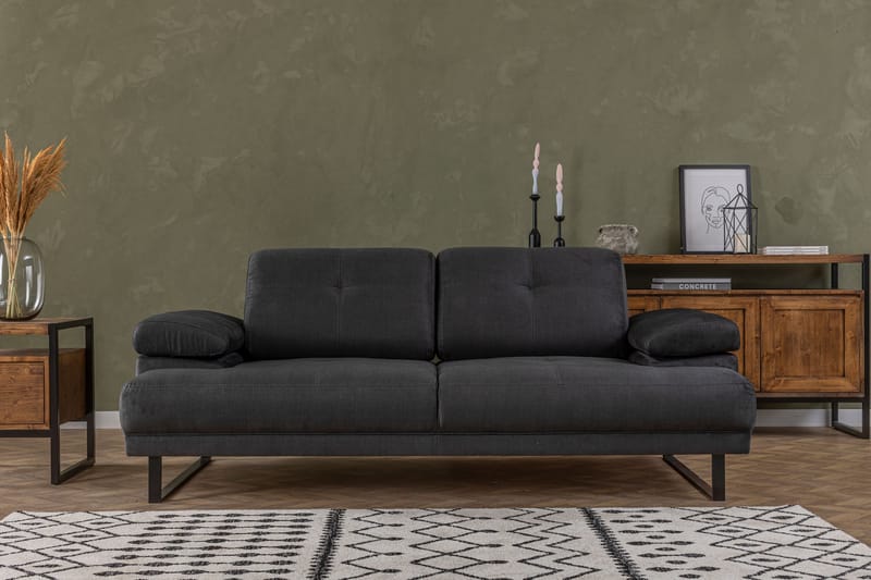 Kitimat Sofa 2-seters - Antrasitt - Møbler - Sofaer - 2 seter sofa