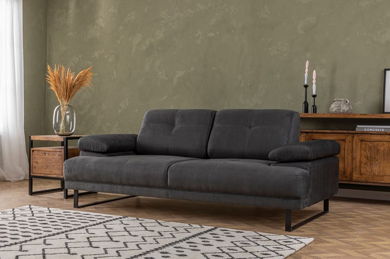 Kitimat Sofa 2-seters - Antrasitt - Møbler - Sofaer - 2 seter sofa
