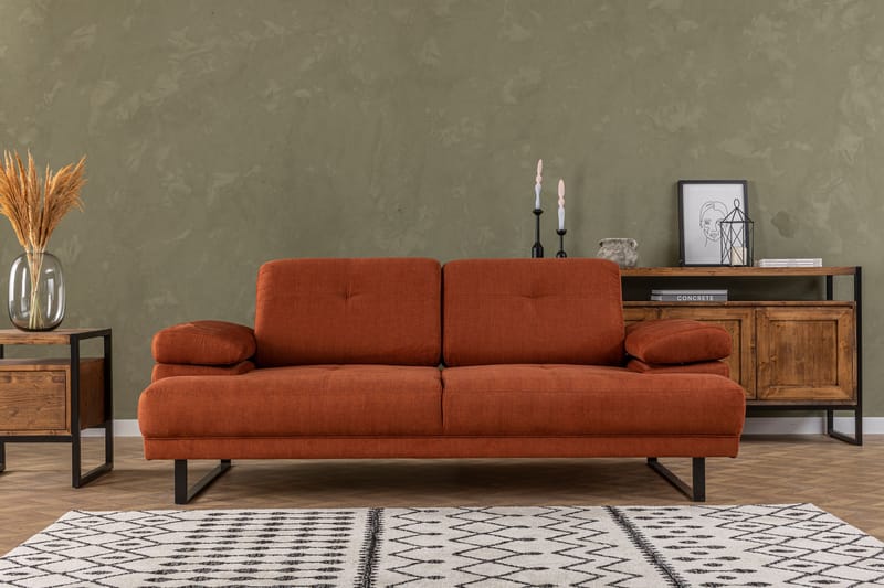 Kitimat Sofa 2-seters - Oransje - Møbler - Sofaer - 2 seter sofa