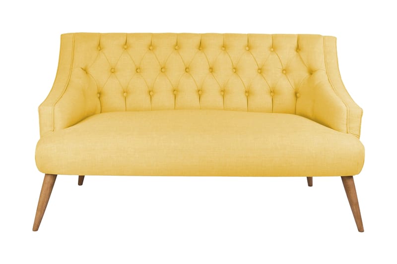 Lamonti 2-seters Sofa - Gul/Natur - Møbler - Sofaer - 2 seter sofa