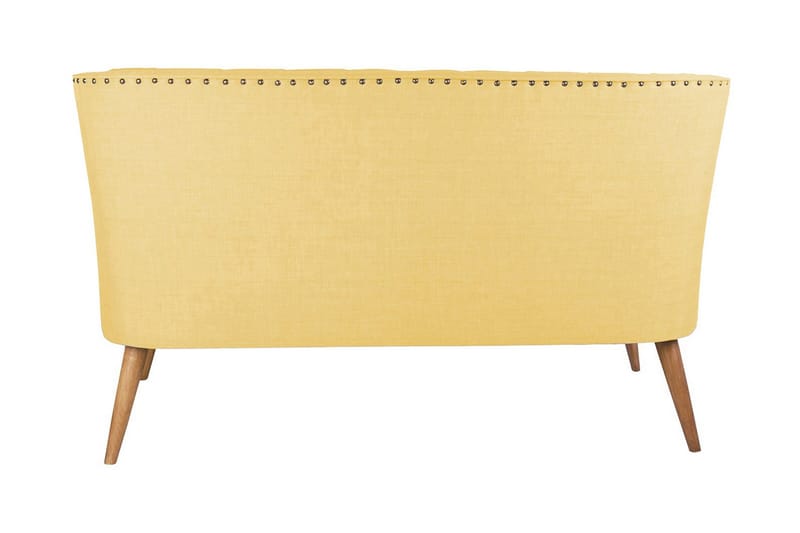 Lamonti 2-seters Sofa - Gul/Natur - Møbler - Sofaer - 2 seter sofa