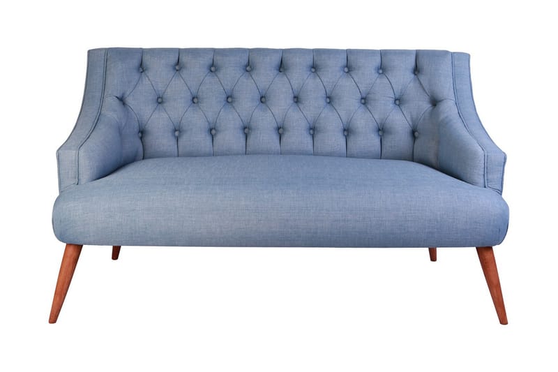 Lamonti 2-seters Sofa - Indigoblå/Natur - Møbler - Sofaer - 2 seter sofa