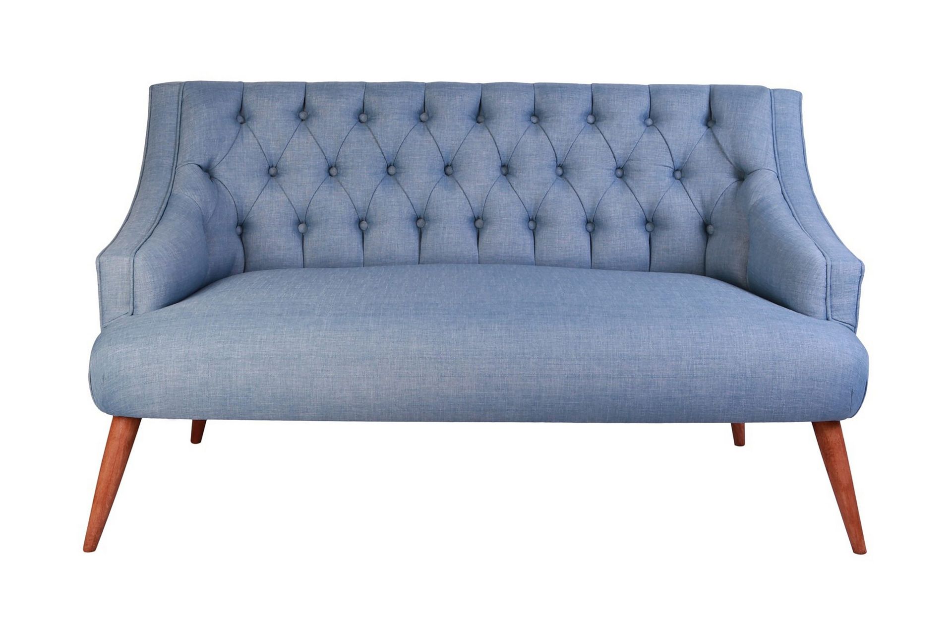 Lamonti 2-seters Sofa - Indigoblå/Natur
