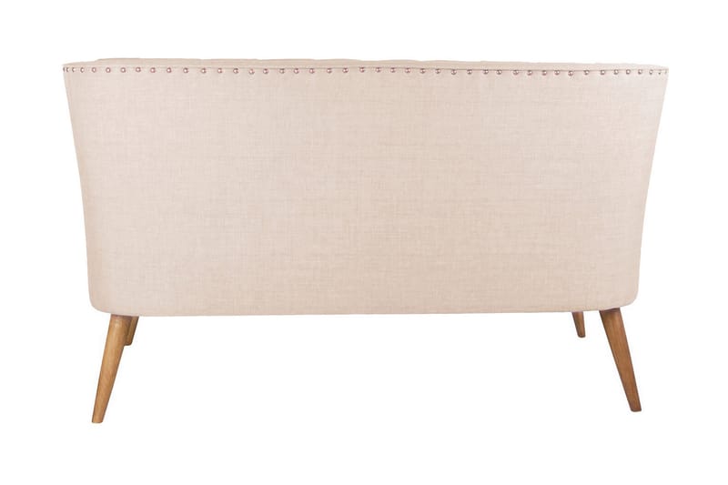 Lamonti 2-seters Sofa - Kremhvit/Natur - 2 seter sofa