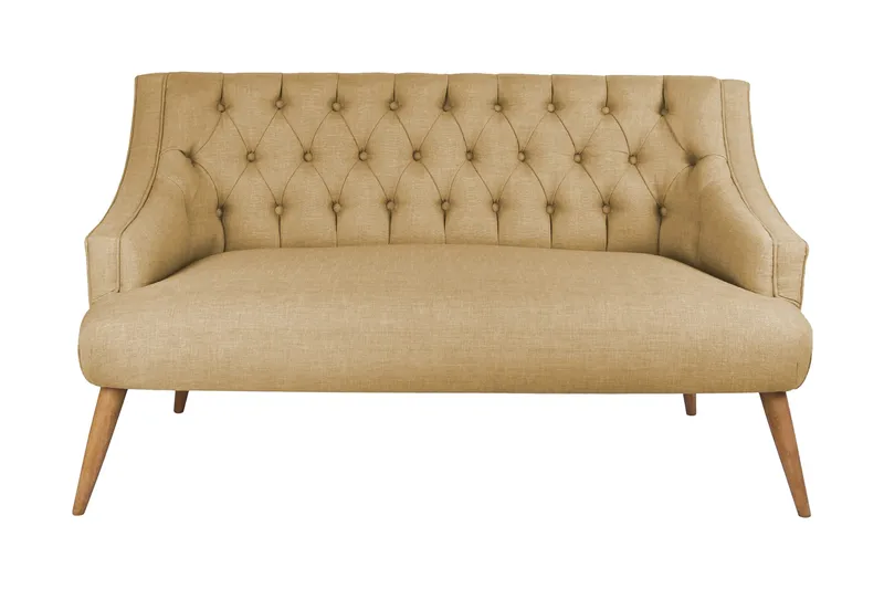 Lamonti 2-seters Sofa - Lysebrun/Natur - Møbler - Sofaer - 2 seter sofa