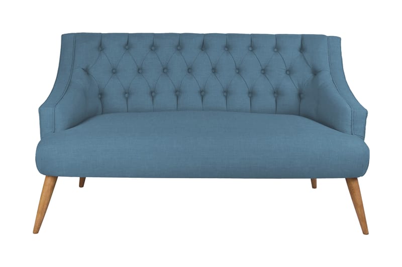 Lamonti 2-seters Sofa - Mørkeblå/Natur - 2 seter sofa