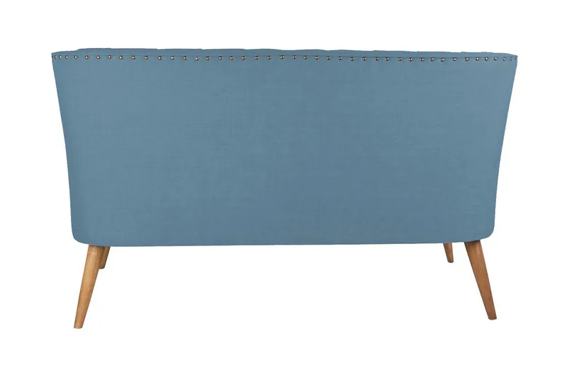 Lamonti 2-seters Sofa - Mørkeblå/Natur - Møbler - Sofaer - 2 seter sofa