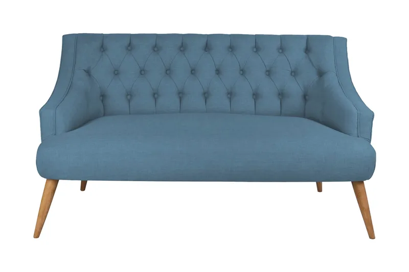 Lamonti 2-seters Sofa - Mørkeblå/Natur - Møbler - Sofaer - 2 seter sofa