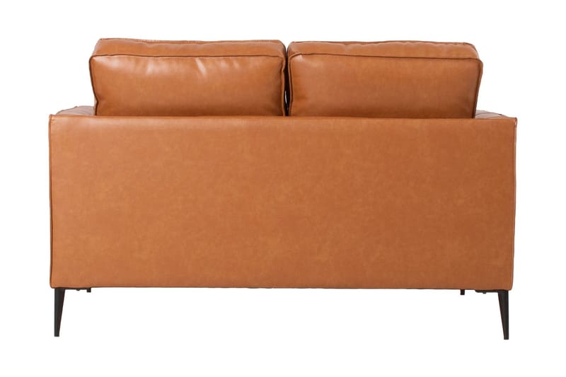 Leo 2-seter Sofa med Smale Armlener i Skinn - Cognac - Møbler - Sofaer - 2 seter sofa