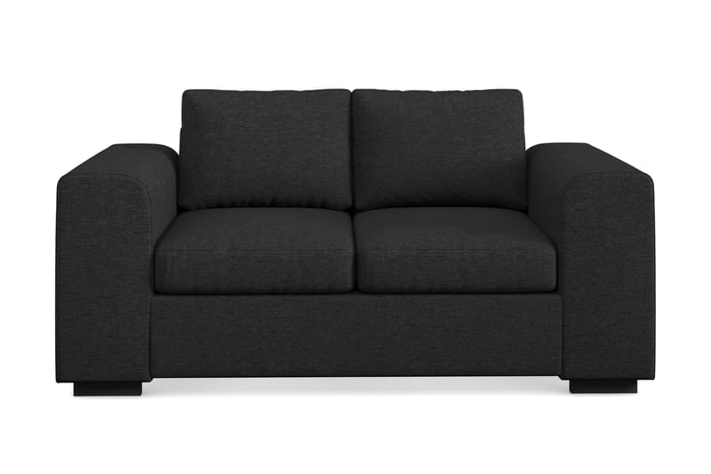 Link 2-seters Stoffsofa - Svart - Møbler - Sofaer - 2 seter sofa
