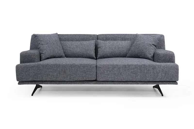 Lums 2-seter Sofa 200 cm i Stoff, Grå