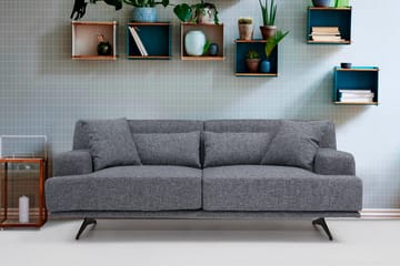 Lums 2-seter Sofa 200 cm i Stoff - Grå - Møbler - Sofaer - 2 seter sofa