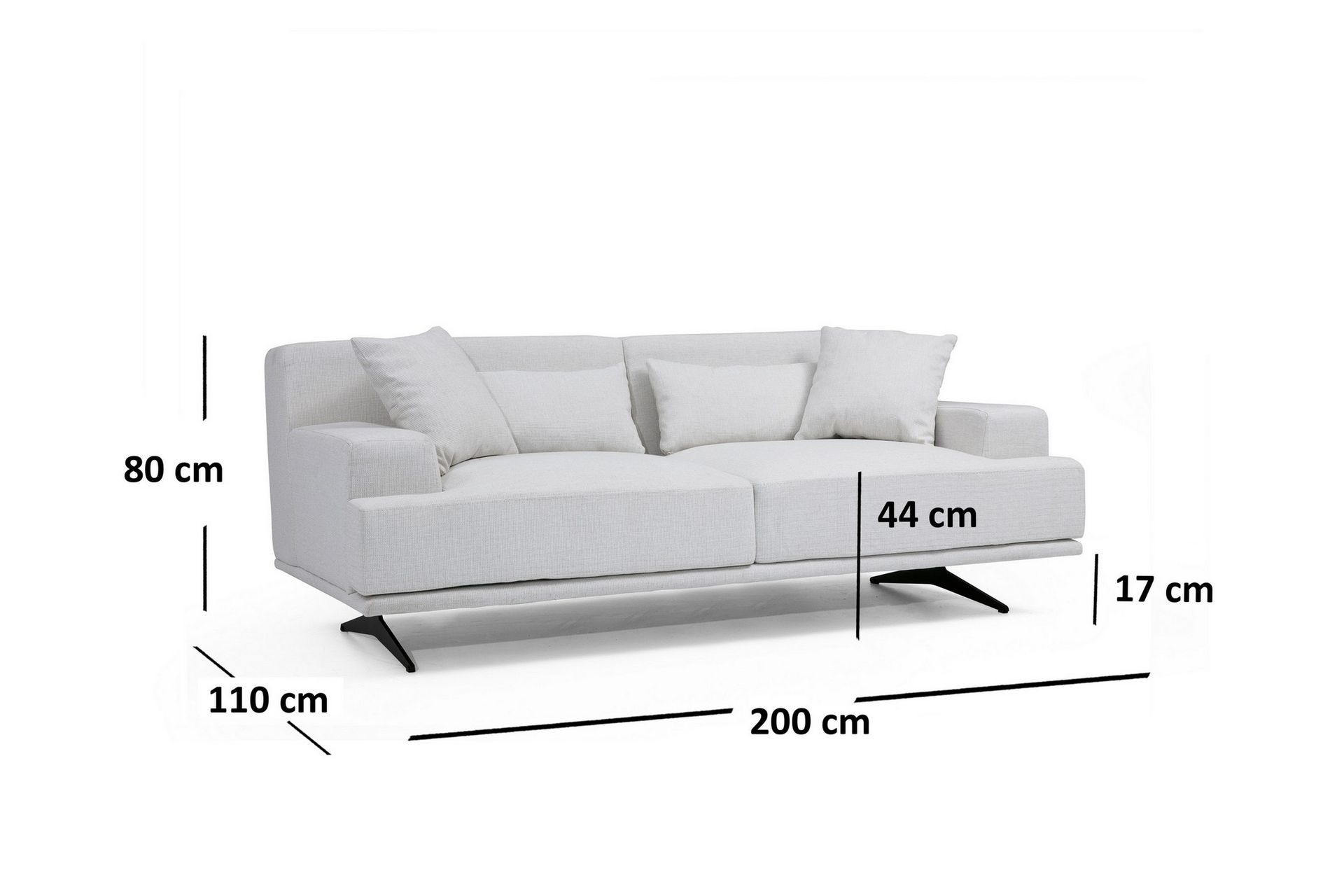 Lums 2-Seter Sofa - Beige - Møbler - Sofaer - 2 seter sofa