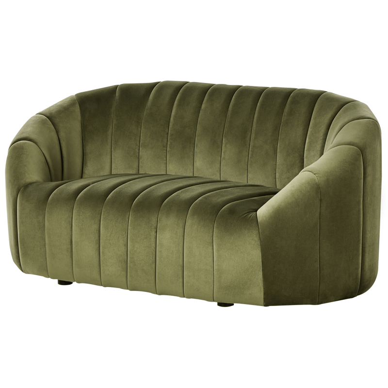 2-seters sofa Malung - Mørkegrønn - Møbler - Sofaer - Fløyel sofaer