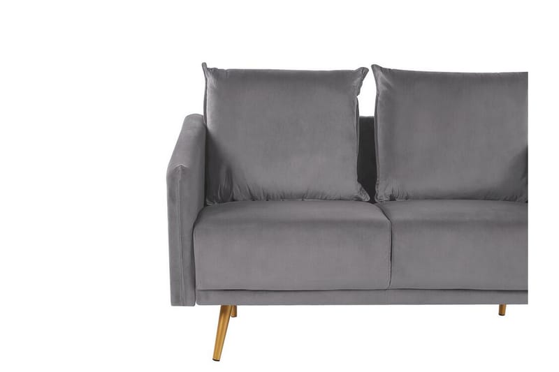 Maurana 2-seters Sofa - Fløyel/Grå - 2 seter sofa