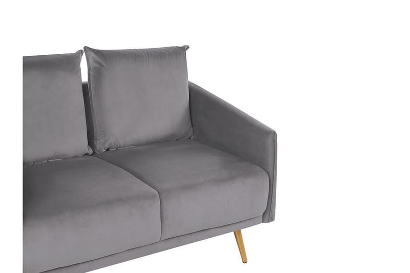 Maurana 2-seters Sofa - Fløyel/Grå - 2 seter sofa