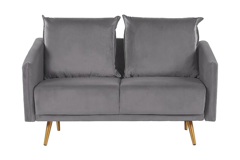Maurana 2-seters Sofa - Fløyel/Grå - Møbler - Sofaer - 2 seter sofa