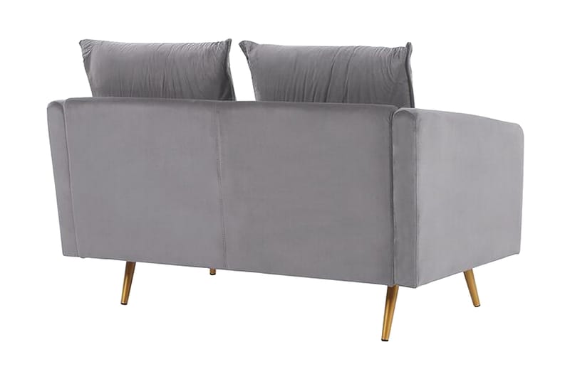 Maurana 2-seters Sofa - Fløyel/Grå - Møbler - Sofaer - 2 seter sofa
