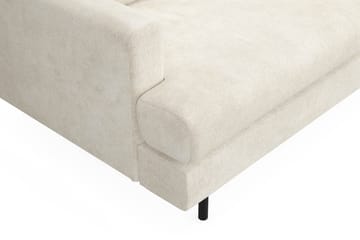 Menard Compact 3-seters Fløyelssofa - Kremhvit - Møbler - Sofaer - Sofa 3 seter