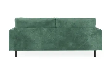 Menard Compact 3-seters Fløyelssofa - Mørk grønn - Møbler - Sofaer - Sofa 3 seter