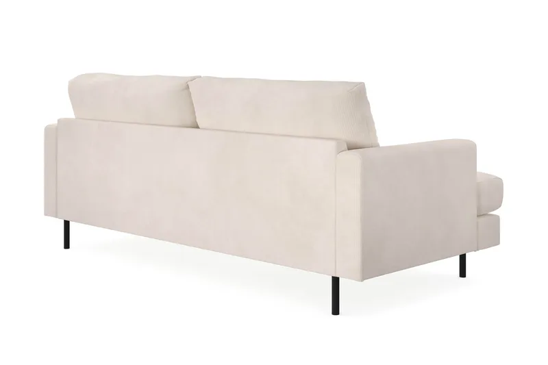 Menard Compact 3-seters Manchestersofa - Beige - Møbler - Sofaer - Sofa 3 seter