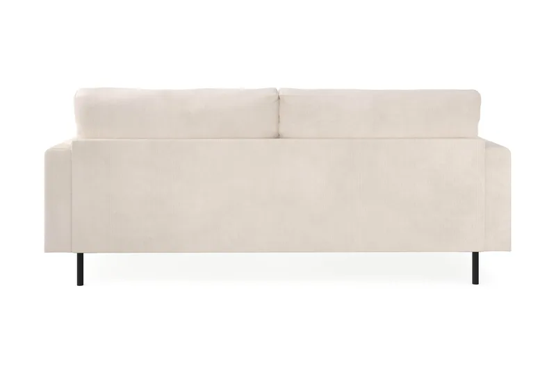 Menard Compact 3-seters Manchestersofa - Beige - Møbler - Sofaer - Sofa 3 seter
